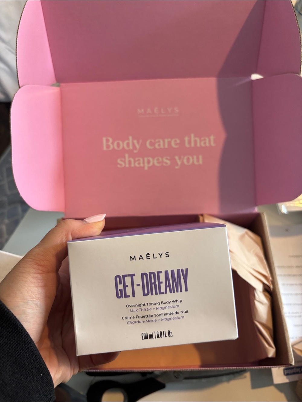 Get-Dreamy Overnight Toning Body Whip — Pink